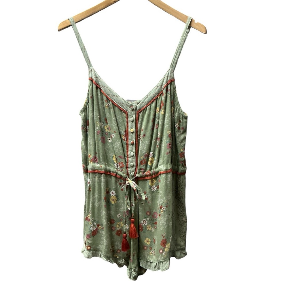 NWT Anthropologie romper Tulle & Batiste Joanna Playsuit daydreamer floral M L - Picture 6 of 12